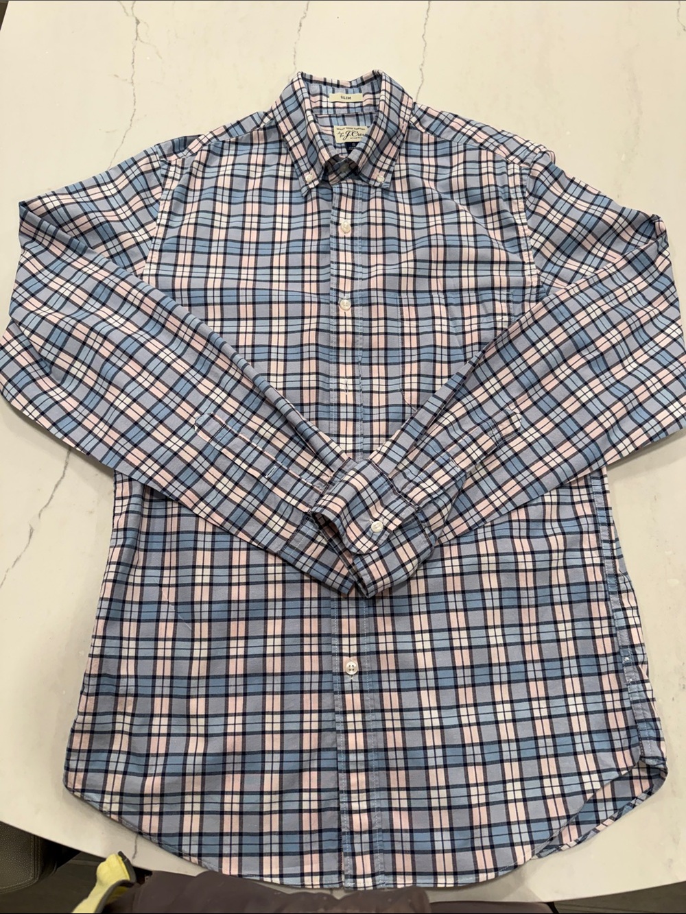 J Crew Secret Wash Shirt Slim Fit size Small